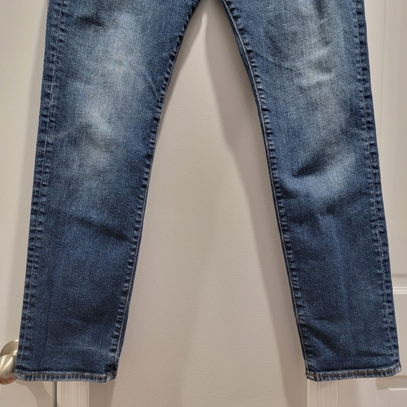 GAP Denim Slim Straight Worn Jeans in Worn Dark 31 x 30 - Picture 4 of 10